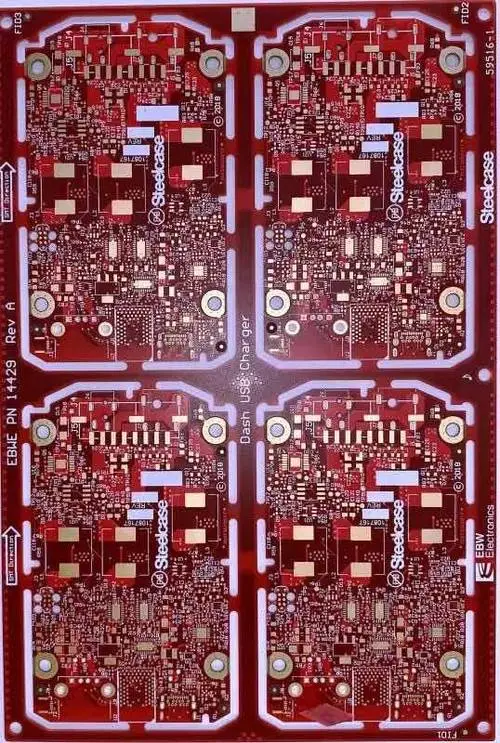 Wiring arrangement and reasonable layout of components on PCB